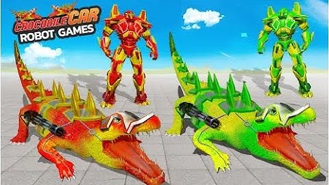 Crocodile Robot Car Transforming Part-2 | Rescue City Mega Robot Android GamePlay | By Game Crazy