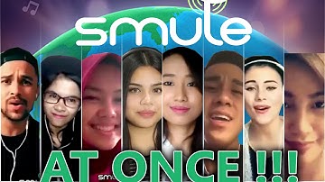 『FMV』 SMULE MEGA COLLAB AT ONCE! Marvin Gaye - Charlie Puth [best compilation]