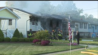Crews fighting house fire in Austintown