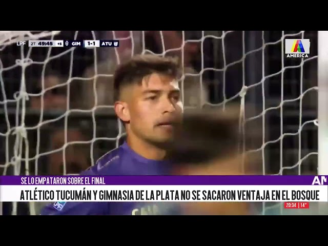 Se le escapó el triunfo sobre el final: Atlético empató 1-1 ante Gimnasia de la Plata en el Bosque