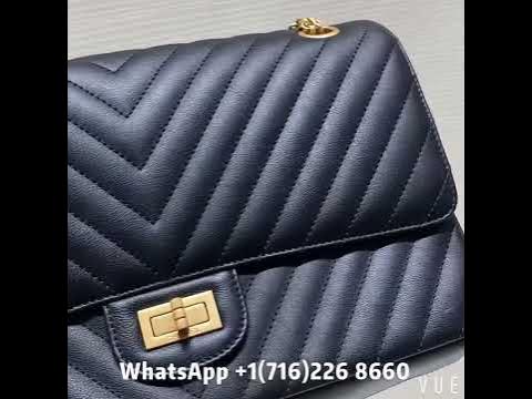 God factory chanel 2.55 cf chevron bag 