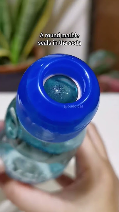 How To Open Ramune soda bottle Japanese marble soft drink