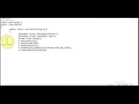 Java | Swing class 'CheckBox' | CodeLearning