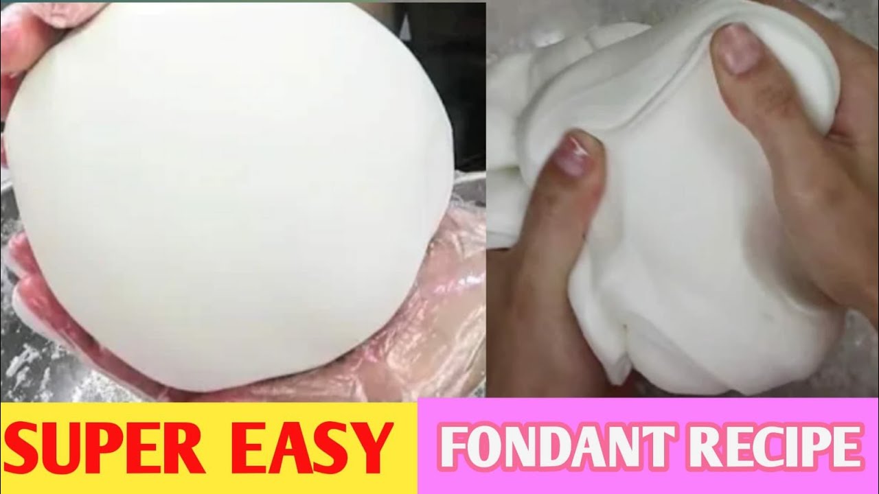 SUPER EASY FONDANT RECIPE