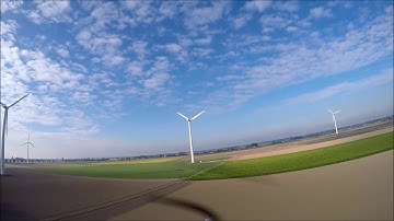 Multiplex Funman with GoPro Hero4 - hard landing in Viersen Germany