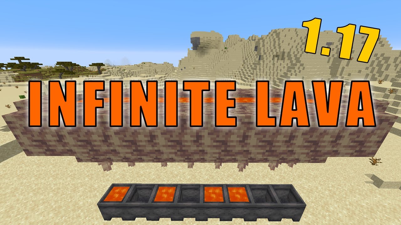 Minecraft Infinite Lava Farm | Easy Lava Farm Tutorial - YouTube