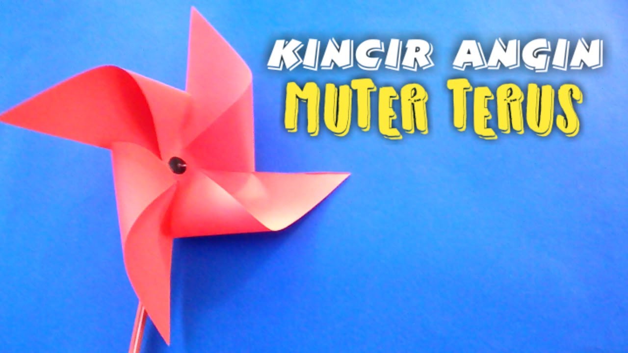 Cara Melipat Origami Kincir Angin Sederhana Origami 