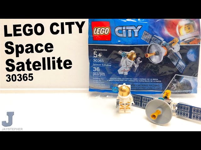LEGO City Space Satellite 30365 Opening, Build, & Exploration - YouTube