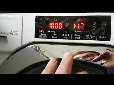 Hoover HBWM814TAHC 8kg integrated washing machine