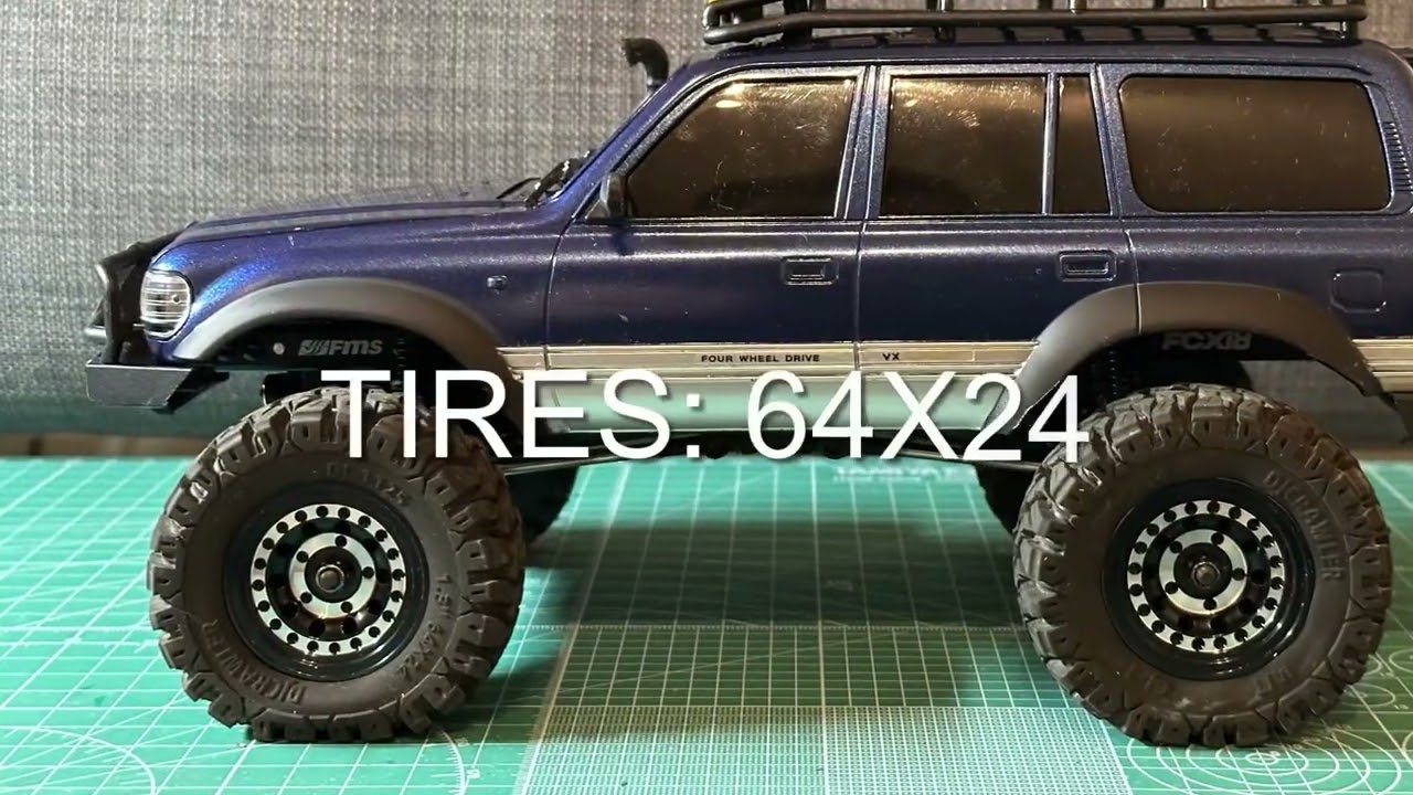 FMS FCX18 LC80 Tires Size And Rubbing FMS FCX18 FCX24 YouTube FMS FCX18 LC80 Tires Size And Rubbing FMS FCX18 FCX24 YouTube
