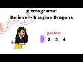 Ritmograma + Percusión Corporal: Believer - Imagine Dragons|La maestra que canta