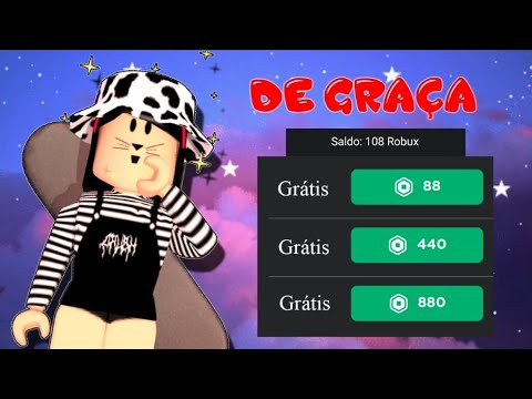 ✓ COMO GANHAR ROBUX DE GRAÇA NO ROBLOX PELO CELULAR !! (100