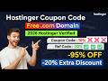 Hostinger Coupon Code 2026 95% OFF + Free Domain (It Actually Works!)