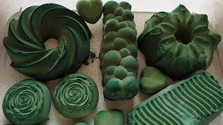 Green Super Soft Dyed Reforms| ASMR| Anxiety Relief| Sleep Aid| Oddly Satisfying| Repost screenshot 3