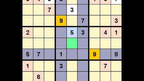 How to Solve Washington Times Sudoku Difficult October 9, 2020