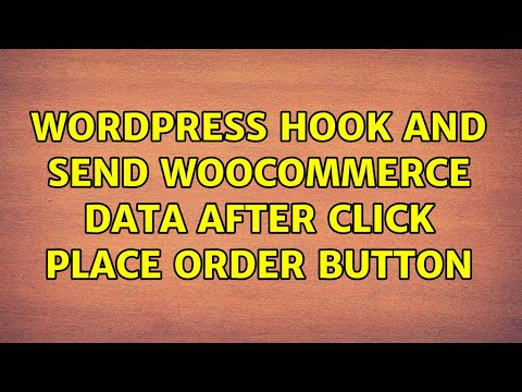 WordPress: Hook and send Woocommerce data after click Place Order button