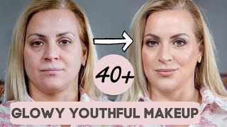 GLOWY FRESH MAKE-UP FOR MATURE SKIN/ Step-by-Step Everyday Makeup Tutorial screenshot 1