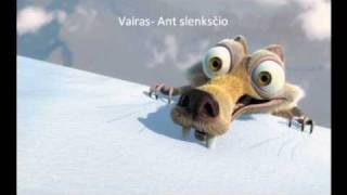 vairas- ant slenkscio chords