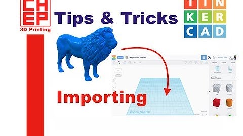 Tinkercad Tips and Tricks #6 - Importing SVG and STL files