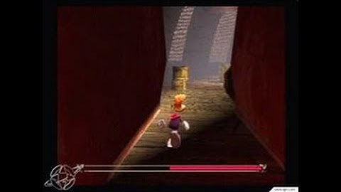 Rayman 3: Hoodlum Havoc GameCube Gameplay - Up the stairs