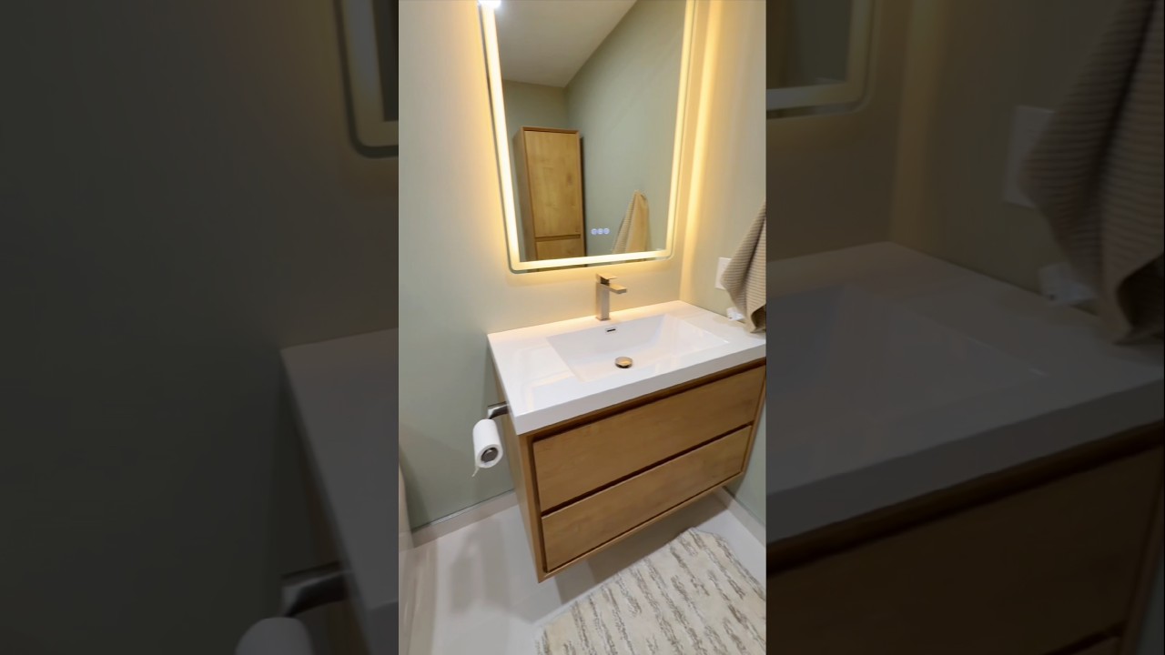 Video walkthrough of a basement closet converted into a walk-in shower in Madoc, Brampton