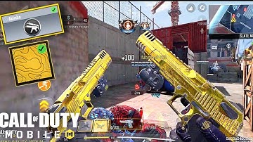 *NEW*. 50 GS - GOLD CAMO WITH AKIMBO PISTOL GAMEPLAY IN (SEASON 13 WINTER WAR) COD MOBILE..