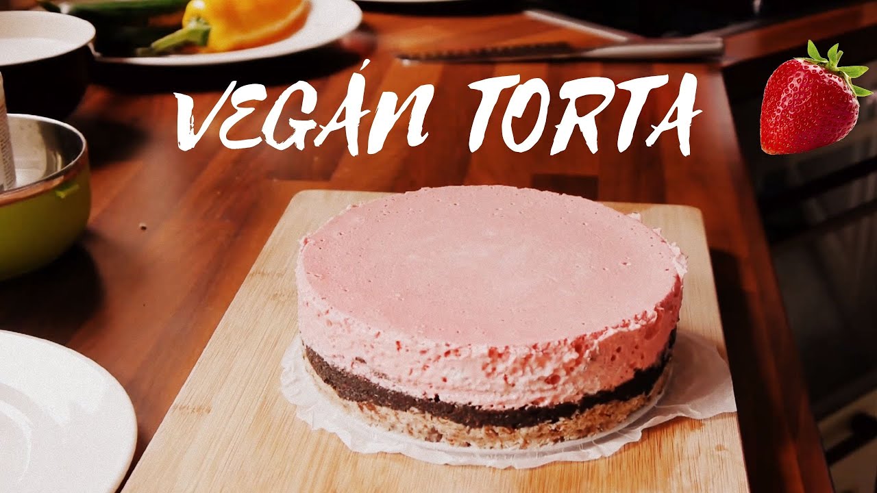 Vegán torta, mákos eper sütésnélküli, gyors gluténmentes, laktózmentes, paleobarát recept nyersvegán