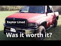 Raptor Lined My Entire Truck One Year Later. Was it worth it?