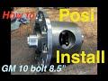 GM 10 Bolt 8 5 Posi Install How To Chevy C10 Truck Eaton Truetrac GM 10 Bolt 8 5 Posi Install How To Chevy C10 Truck Eaton Truetrac