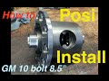 GM 10 Bolt 8.5" Posi Install "How To" Chevy C10 Truck - Eaton Truetrac