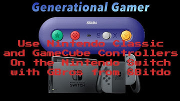 8Bitdo Gbros Bluetooth Adapter For Nintendo Classic and GameCube Controllers - Nintendo Switch