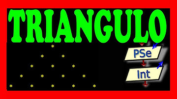 Triangulo de asteriscos en pseint