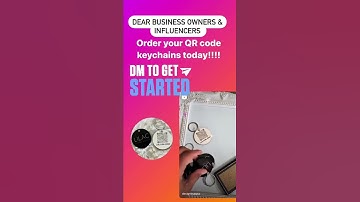 Customized QR code keychains for businesses and influencers. Your business card on the go! Scan & Go
