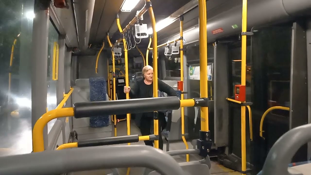 Przejazd mińskim autobusem Scania CN270UB #70243 ex. A543 linia M2