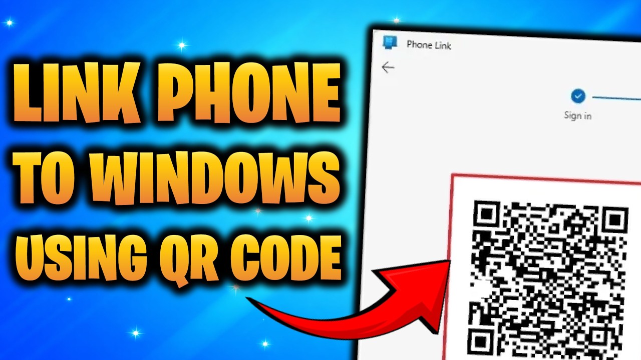 How to Link your Phone with Windows PC using QR Code - YouTube