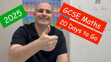 GCSE Maths 2025 Revision - 20 Days To Go - Corbettmaths