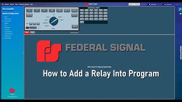 Convergence Software - How to Add a Relay into Program