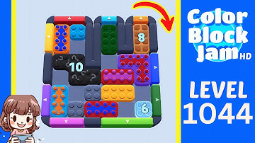 Color Block Jam Level 1044 Solution Walkthrough