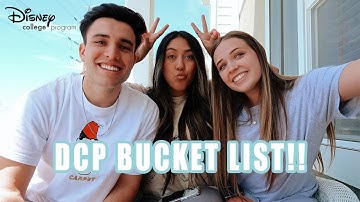 DCP BUCKET LIST WITH DCP ALUMNI ! | DISNEY COLLEGE PROGRAM FALL 2021