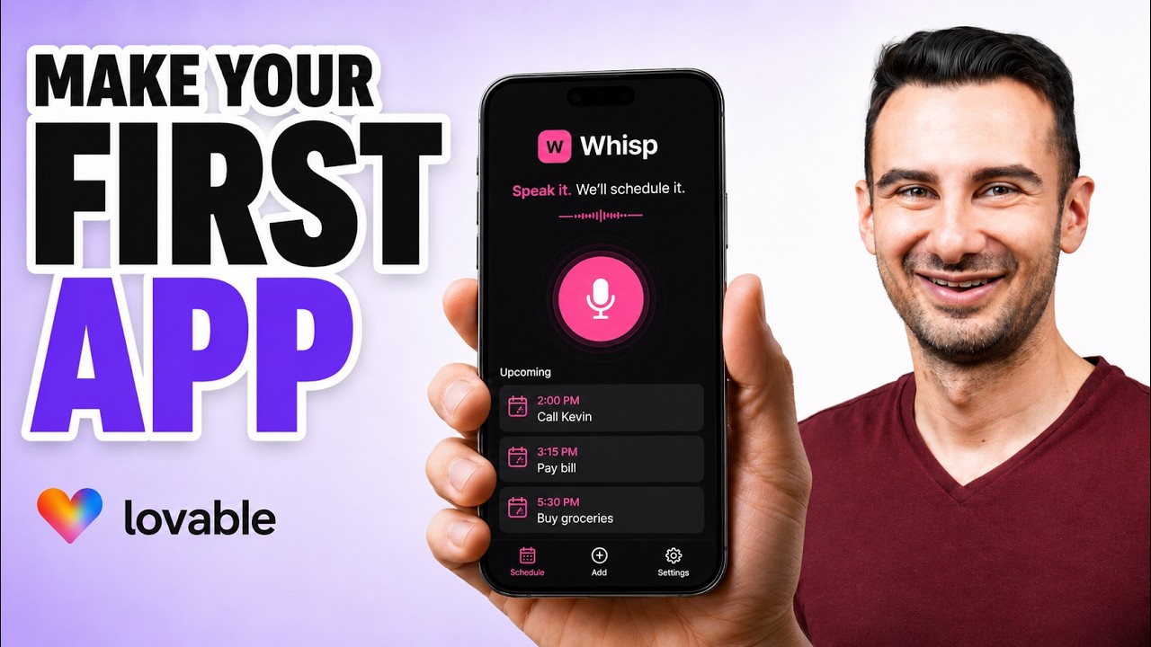 Lovable AI Tutorial for Beginners - Build Your First App