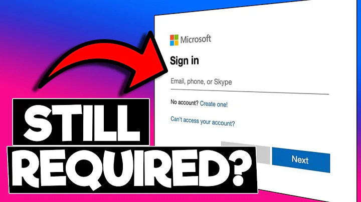 Do you really HAVE to use a Microsoft account to use Windows?