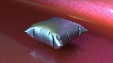 PILLOW, CLOTH, FORCE FIELD ( #3D ,  #BLENDER)