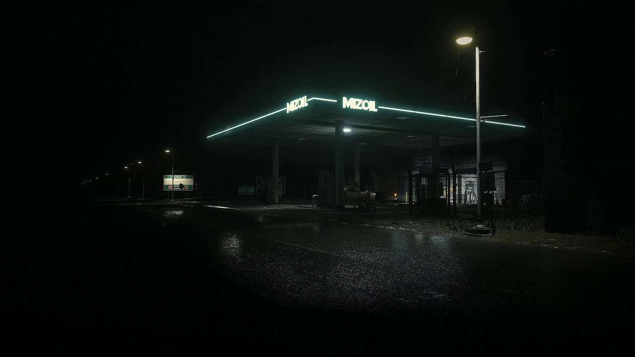 Resident Evil 2 │ ASMR / Sleep Aid │ Gas station ambience - YouTube