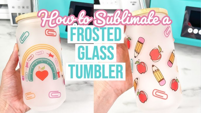 HOW TO SUBLIMATE A GLITTER TUMBLER