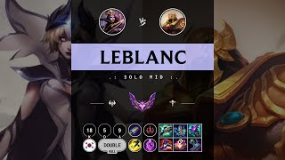 LeBlanc Mid vs Azir - KR Master Patch 14.10