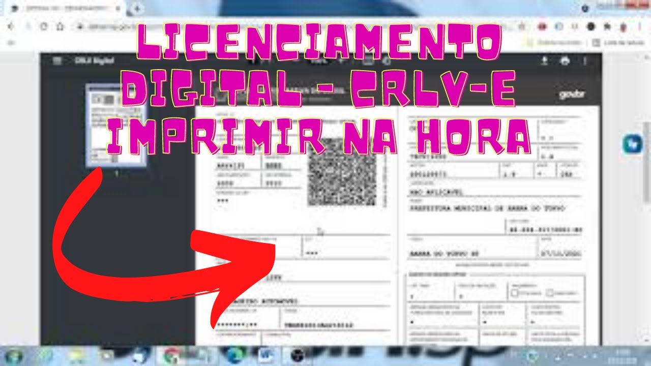 Documento Digital Crlv Veja Como F Cil Imprimir O Documento Do Ve Culo Youtube