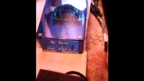 Showing how a D-Star HotSpot is connected and getting it all working.