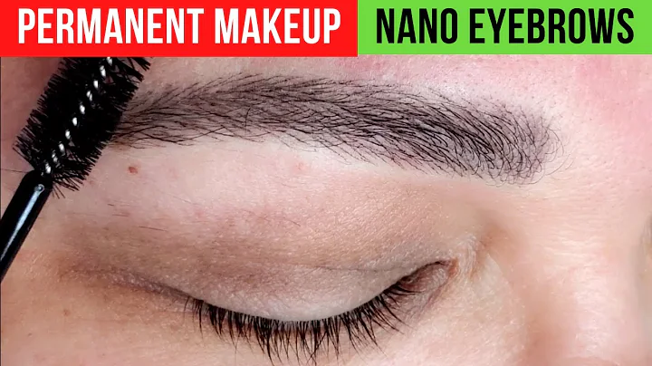 Nano strokes eyebrows. Permanent makeup tutorial