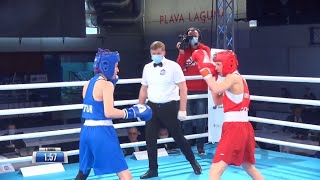 Finals (W52kg)  CACIC Nikolina (CRO) vs  AKBAS Hatice (TUR) | EUBC U22 POREČ 2022