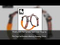 TRUELOVE Pet Harness Vest Chest Strap for Pet Dog Cat Outdoor Walking Running Climbing YH1802